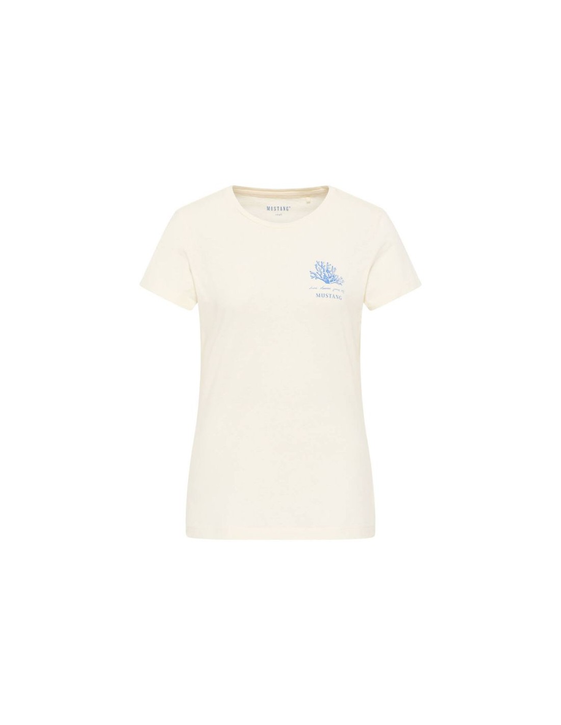 Mustang Γυναικείο T-shirt Μπεζ 10140192013