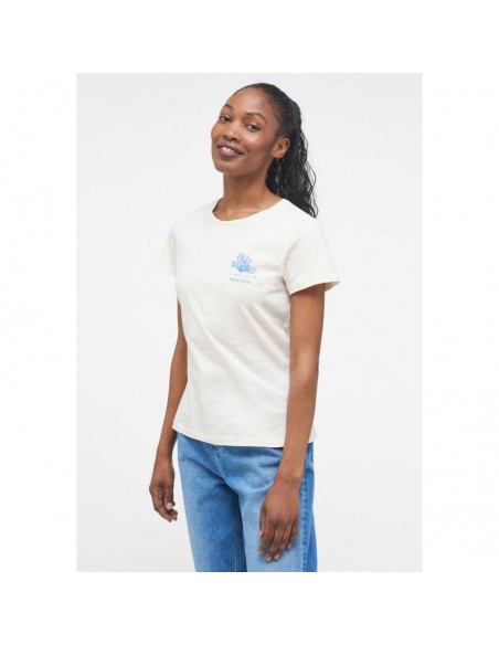 Mustang Γυναικείο T-shirt Μπεζ 10140192013