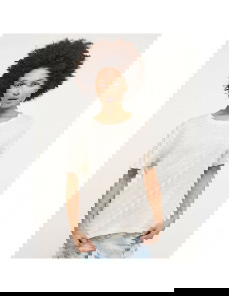 Mustang Alina C Linen Tshirt W 1013788 2045