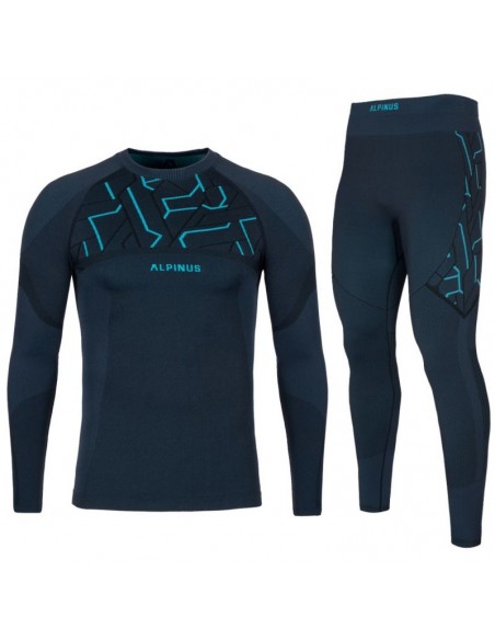 Alpinus Gausdal SI8907 Ανδρικό Σετ Ισοθερμικών Μπλε
