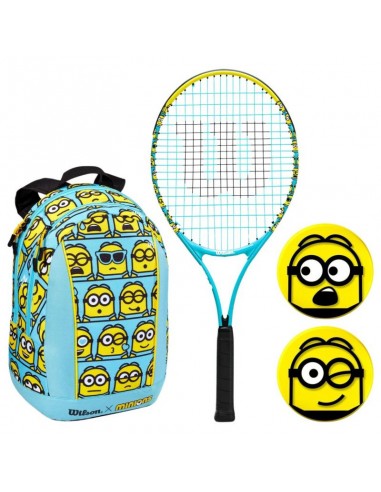 Wilson Minions 20 Kit 25 tennis racket with backpack 3 78 Jr WR097510F