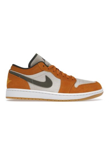 Jordan Air Jordan 1 Low Ανδρικά Sneakers White / Medium Olive / Light Curry DH6931-102