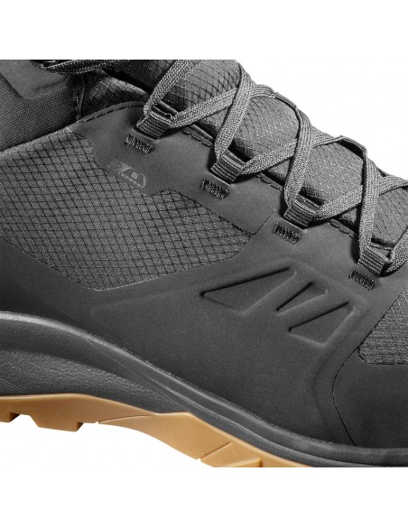 Salomon Outsnap CSWP L40922000 Ανδρικά Ορειβατικά Μποτάκια Αδιάβροχα Black / Ebony / Gum