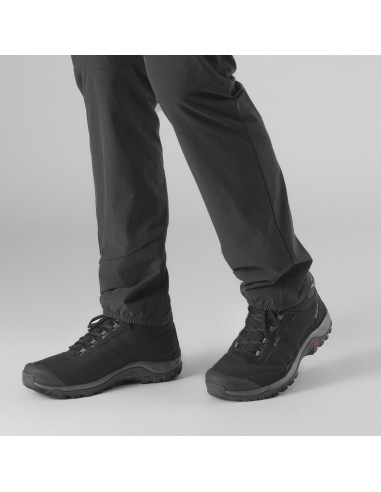 Salomon Shelter CS L41110400 Ανδρικά Ορειβατικά Μποτάκια Αδιάβροχα Black / Ebony
