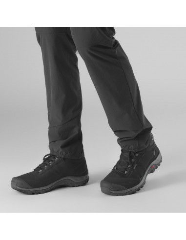 Salomon Shelter CS L41110400 Ανδρικά Ορειβατικά Μποτάκια Αδιάβροχα Black / Ebony