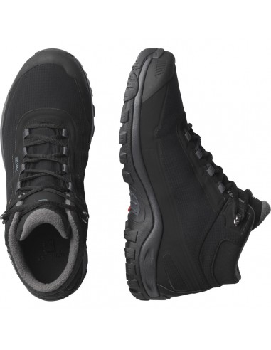 Salomon Shelter CS L41110400 Ανδρικά Ορειβατικά Μποτάκια Αδιάβροχα Black / Ebony