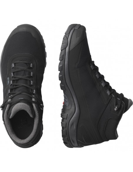 Salomon Shelter CS L41110400 Ανδρικά Ορειβατικά Μποτάκια Αδιάβροχα Black / Ebony