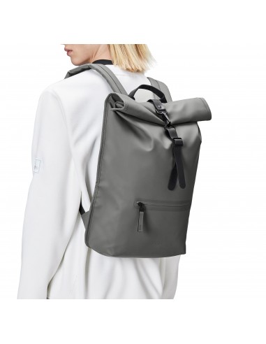 Rains Rolltop Rucksack Σακίδιο Πλάτης Γκρι 13320-13