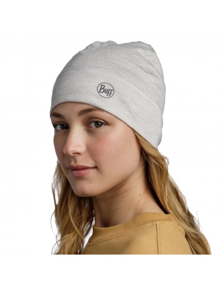 Buff Beanie Unisex Σκούφος Πλεκτός σε Μπεζ χρώμα 113013.003