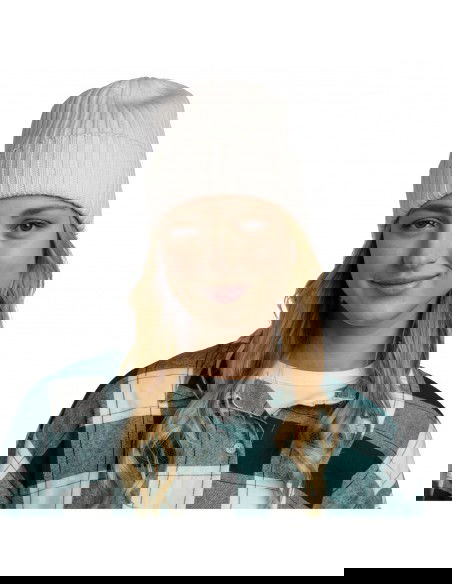 Buff Beanie Unisex Σκούφος Πλεκτός σε Μπεζ χρώμα 124242.798