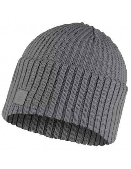 Buff Rutger Beanie Unisex Σκούφος με Rib Πλέξη σε Γκρι χρώμα 129694.938