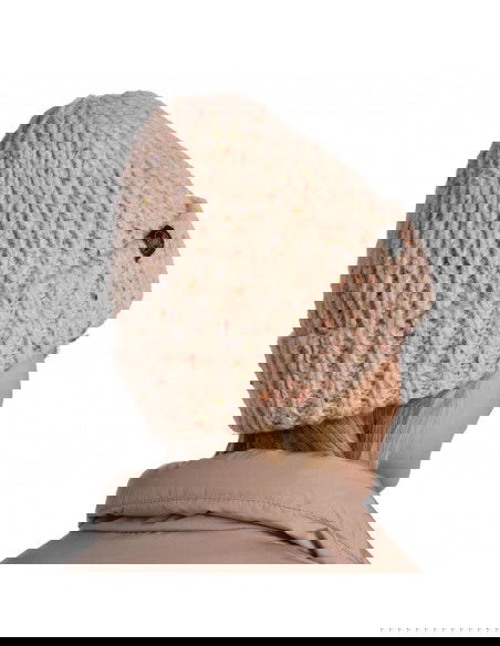 Buff Beanie Unisex Fleece Σκούφος με Rib Πλέξη σε Ροζ χρώμα 129698.508