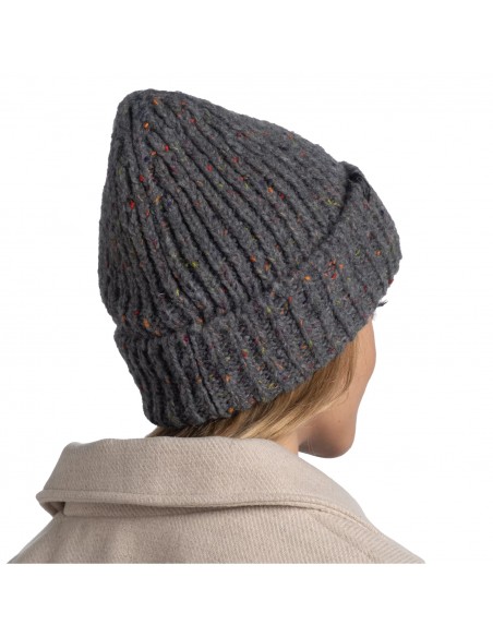 Buff Beanie Unisex Fleece Σκούφος Πλεκτός σε Γκρι χρώμα 129698.937