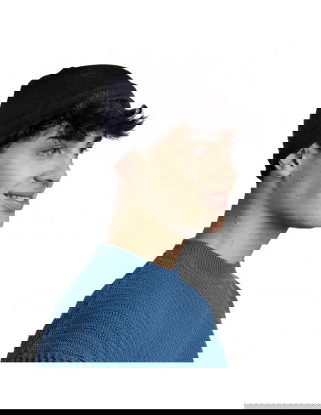 Buff Beanie Unisex Σκούφος Πλεκτός σε Μαύρο χρώμα 132326.999