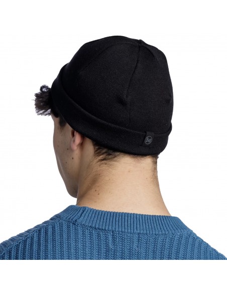Buff Beanie Unisex Σκούφος Πλεκτός σε Μαύρο χρώμα 132326.999