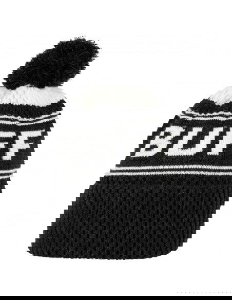 Buff Beanie Unisex Σκούφος Πλεκτός σε Μαύρο χρώμα 132332.555