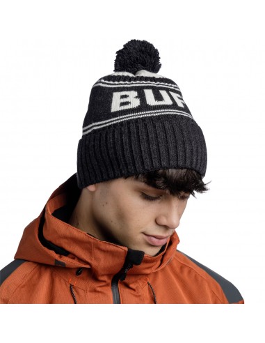 Buff Beanie Unisex Σκούφος Πλεκτός σε Μαύρο χρώμα 132332.555