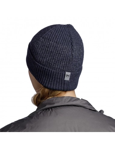 Buff Merino Beanie Unisex Σκούφος Πλεκτός σε Navy Μπλε χρώμα 132339.779