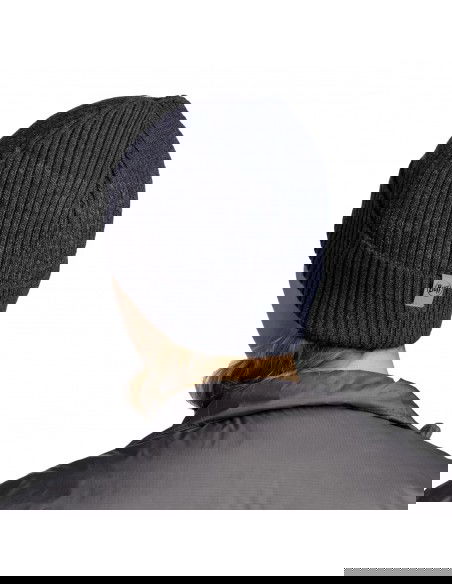 Buff Merino Beanie Unisex Σκούφος Πλεκτός σε Navy Μπλε χρώμα 132339.779