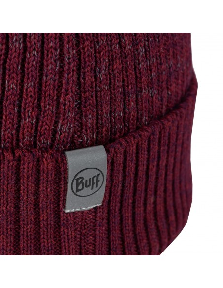Buff Beanie Unisex Σκούφος Πλεκτός σε Μπορντό χρώμα 132339.653