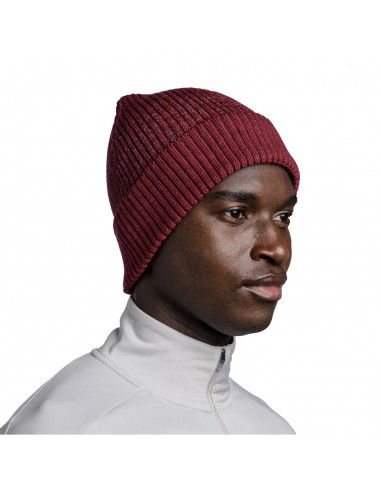 Buff Beanie Unisex Σκούφος Πλεκτός σε Μπορντό χρώμα 132339.653
