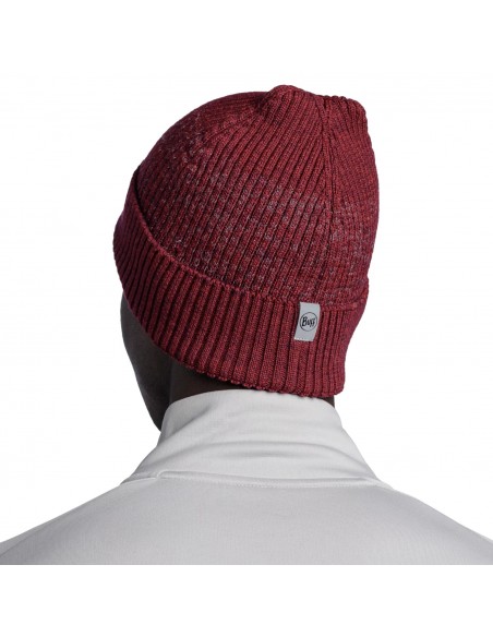 Buff Beanie Unisex Σκούφος Πλεκτός σε Μπορντό χρώμα 132339.653