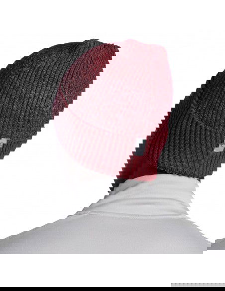 Buff Beanie Unisex Σκούφος Πλεκτός σε Μπορντό χρώμα 132339.653