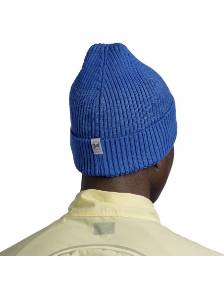 Buff Merino Beanie Unisex Σκούφος Πλεκτός σε Navy Μπλε χρώμα 132339.791