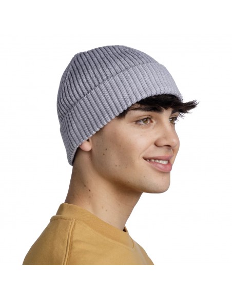 Buff Beanie Unisex Σκούφος Πλεκτός σε Γκρι χρώμα 132339.933