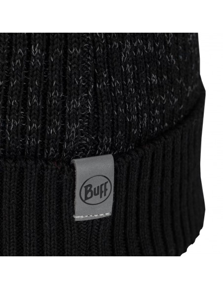 Buff Beanie Unisex Σκούφος Πλεκτός σε Μαύρο χρώμα 132339.999