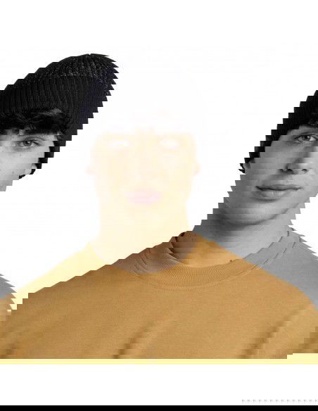 Buff Beanie Unisex Σκούφος Πλεκτός σε Μαύρο χρώμα 132339.999