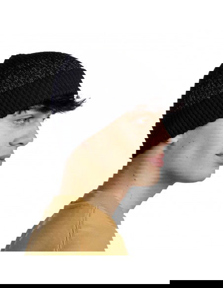 Buff Beanie Unisex Σκούφος Πλεκτός σε Μαύρο χρώμα 132339.999