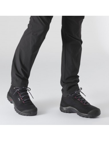 Salomon Shelter CS L41110500 Γυναικεία Ορειβατικά Μποτάκια Αδιάβροχα Black / Ebony / Winetast