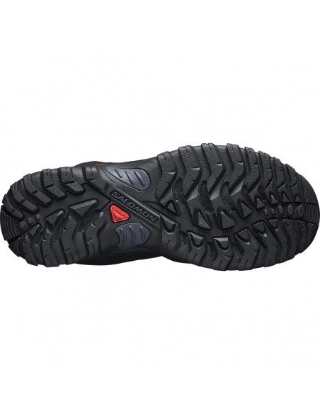 Salomon Shelter CS L41110500 Γυναικεία Ορειβατικά Μποτάκια Αδιάβροχα Black / Ebony / Winetast