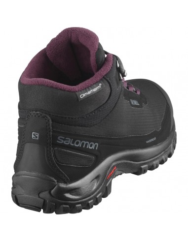 Salomon Shelter CS L41110500 Γυναικεία Ορειβατικά Μποτάκια Αδιάβροχα Black / Ebony / Winetast