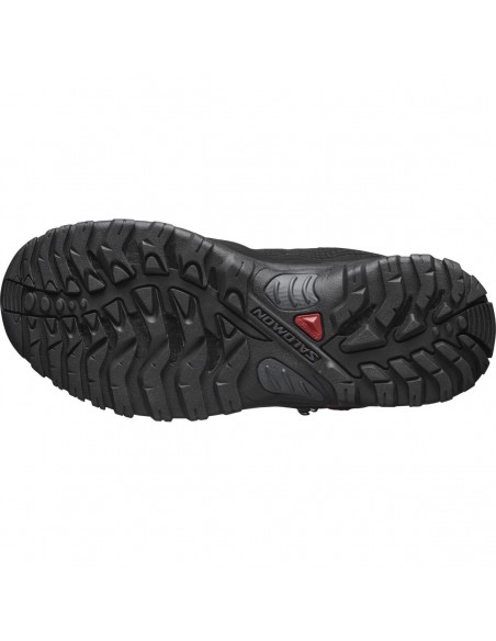 Salomon Shelter CS L41110500 Γυναικεία Ορειβατικά Μποτάκια Αδιάβροχα Black / Ebony / Winetast