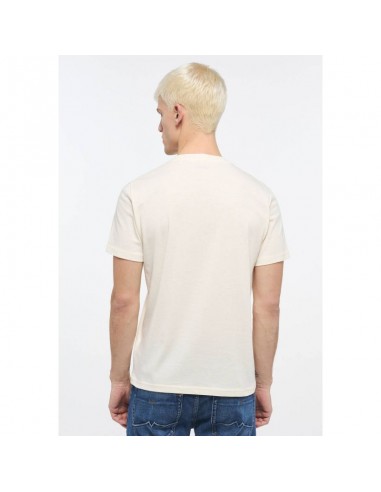 Mustang Ανδρικό T-shirt Κοντομάνικο Μπεζ 10138048001
