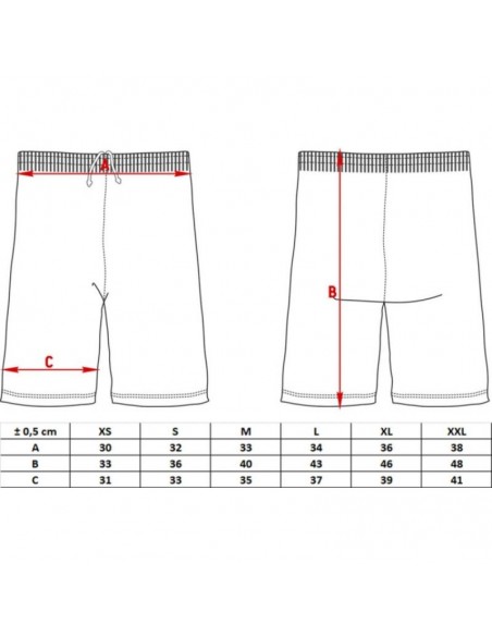 Top Ten Wako 18641 Ανδρικό Σορτσάκι Πυγμαχίας Κόκκινο