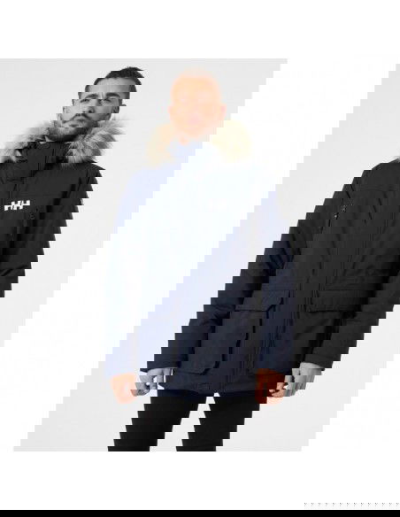 Helly Hansen Reine Ανδρικό Χειμωνιάτικο Μπουφάν Παρκά Αδιάβροχο και Αντιανεμικό Navy Μπλε 53630-597