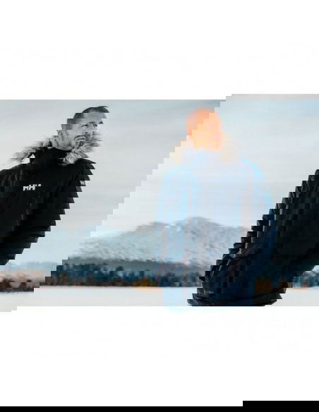 Helly Hansen Reine Ανδρικό Χειμωνιάτικο Μπουφάν Παρκά Αδιάβροχο και Αντιανεμικό Navy Μπλε 53630-597