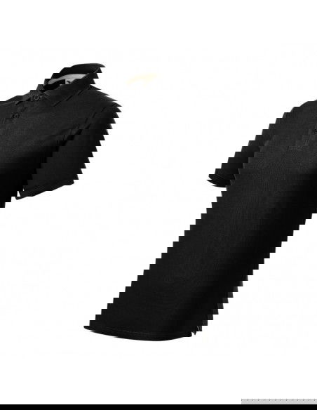 Malfini Ανδρικό T-shirt Κοντομάνικο Polo Μαύρο MLI-23401