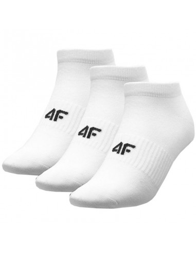 4F 4FAW23USOCF197-10S Αθλητικές Κάλτσες Λευκές 3 Ζεύγη
