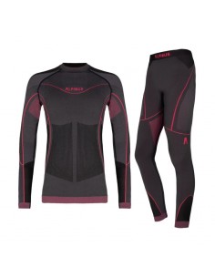 Alpinus Παιδικό Ισοθερμικό Σετ Μαύρο SI8937