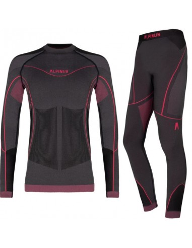 Alpinus Παιδικό Ισοθερμικό Σετ Μαύρο SI8937
