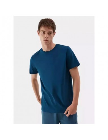 4F Ανδρικό T-shirt Κοντομάνικο Navy Μπλε 4FAW23TTSHM0876-32S