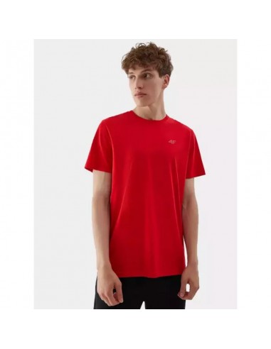 4F Ανδρικό T-shirt Κοντομάνικο Κόκκινο 4FAW23TTSHM0876-62S