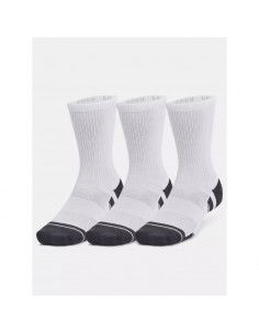 Under Armour 1379512-100 Αθλητικές Κάλτσες Λευκές 3 Ζεύγη