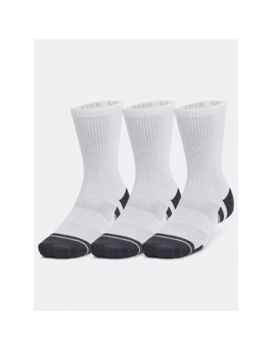 Under Armour 1379512-100 Αθλητικές Κάλτσες Λευκές 3 Ζεύγη