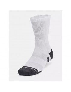 Under Armour 1379512-100 Αθλητικές Κάλτσες Λευκές 3 Ζεύγη 2