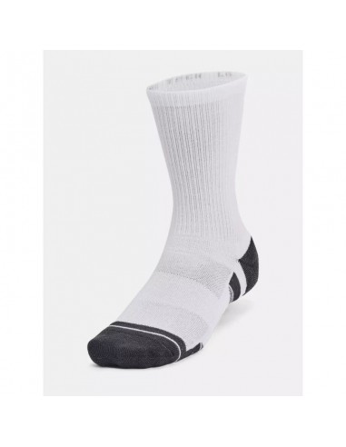 Under Armour 1379512-100 Αθλητικές Κάλτσες Λευκές 3 Ζεύγη